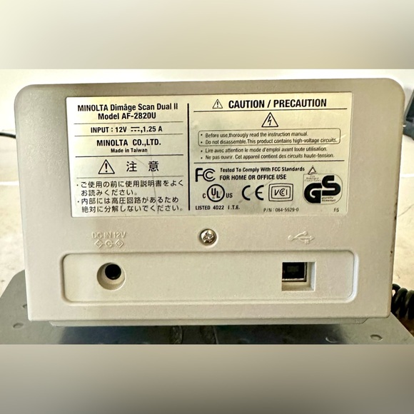 Konica Minolta DiMAGE Scan Dual II AF-2820U White USB & Ethernet Film Scanner - Picture 11 of 13